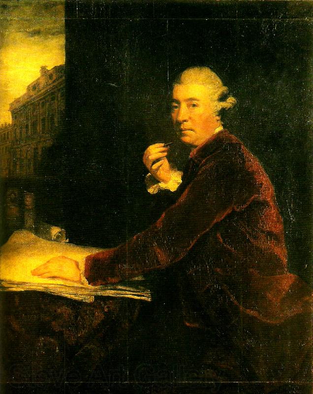 Sir Joshua Reynolds sir william chambers ra France oil painting art